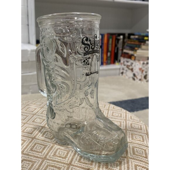 St. Louis Gateway To The West Decorative Glass Boot Mug Shot Glass - Picture 5 of 8